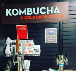 Kombucha Served On Tap In A Keg