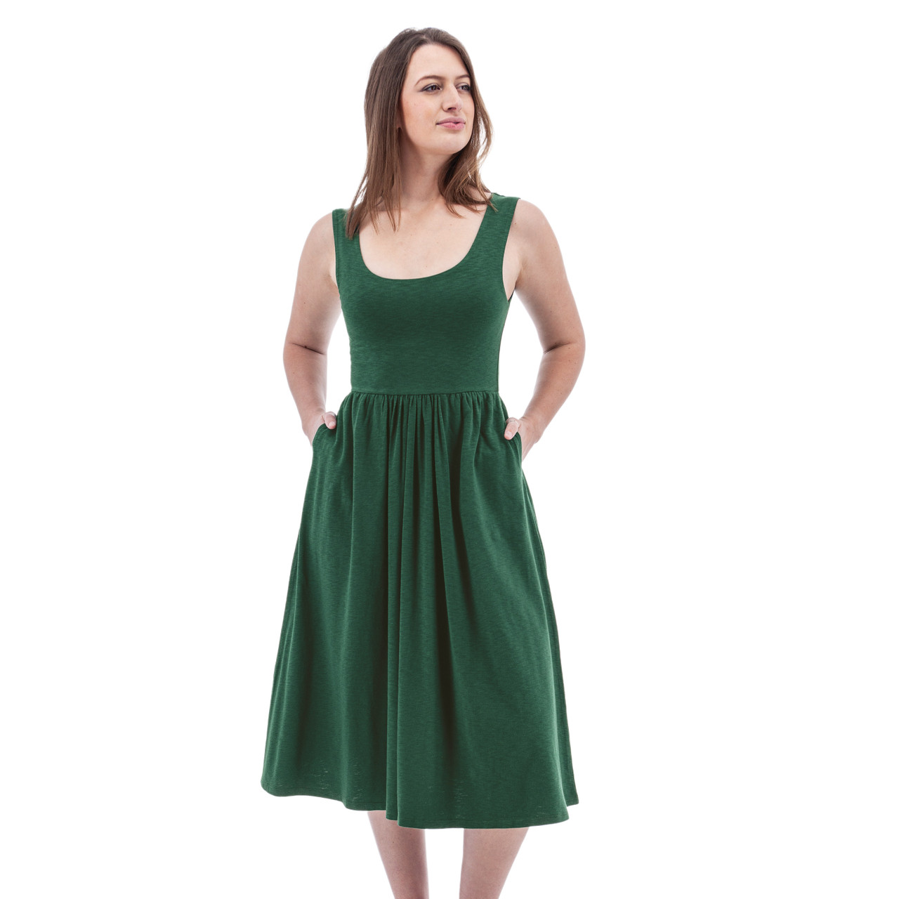 alfani tank fit & flare midi dress Alfani Women's Printed Sleeveless Midi Dress, Created for Macy's, Modern Navy, S