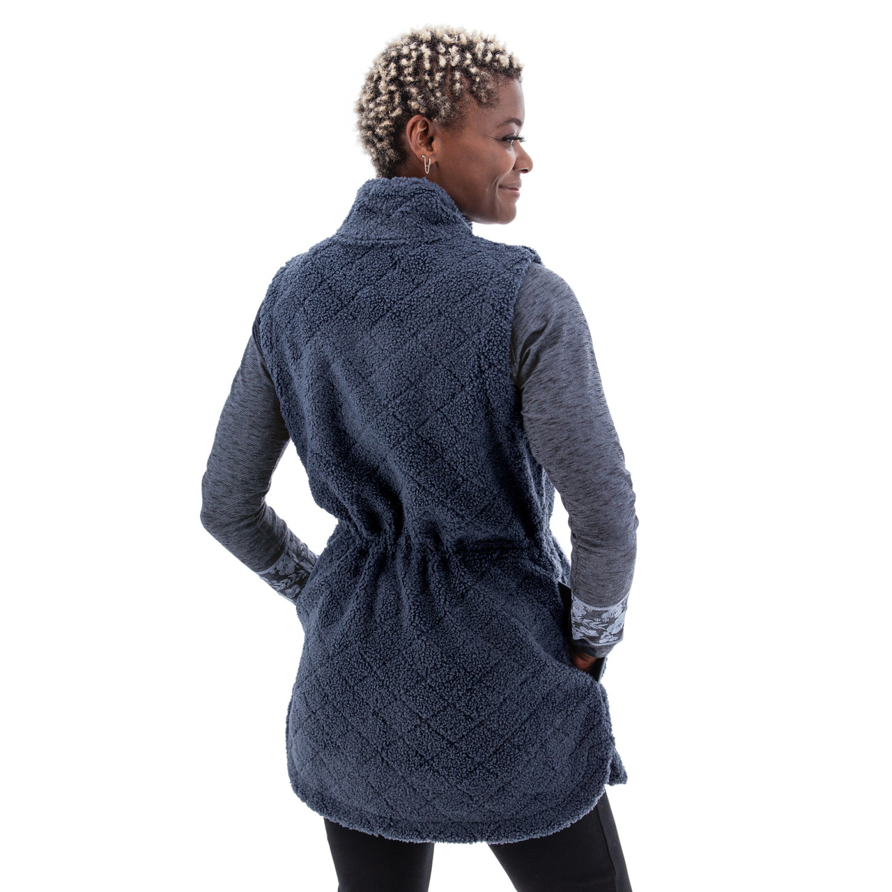 Women's Solstice Sherpa Fleece Long Vest | Aventura