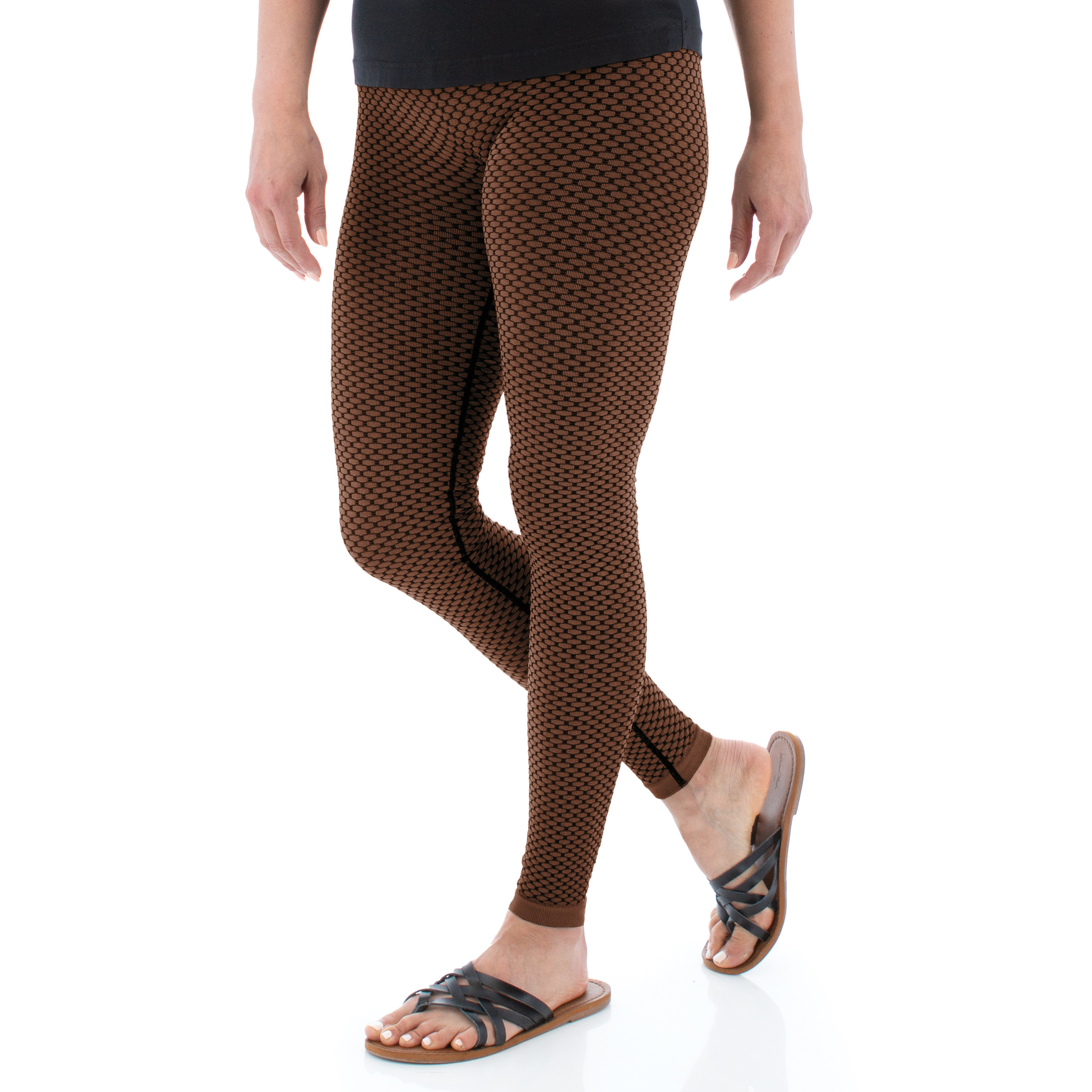 Premium Opaque Hunter Green Footless Leggings Cotton/Polyester 12