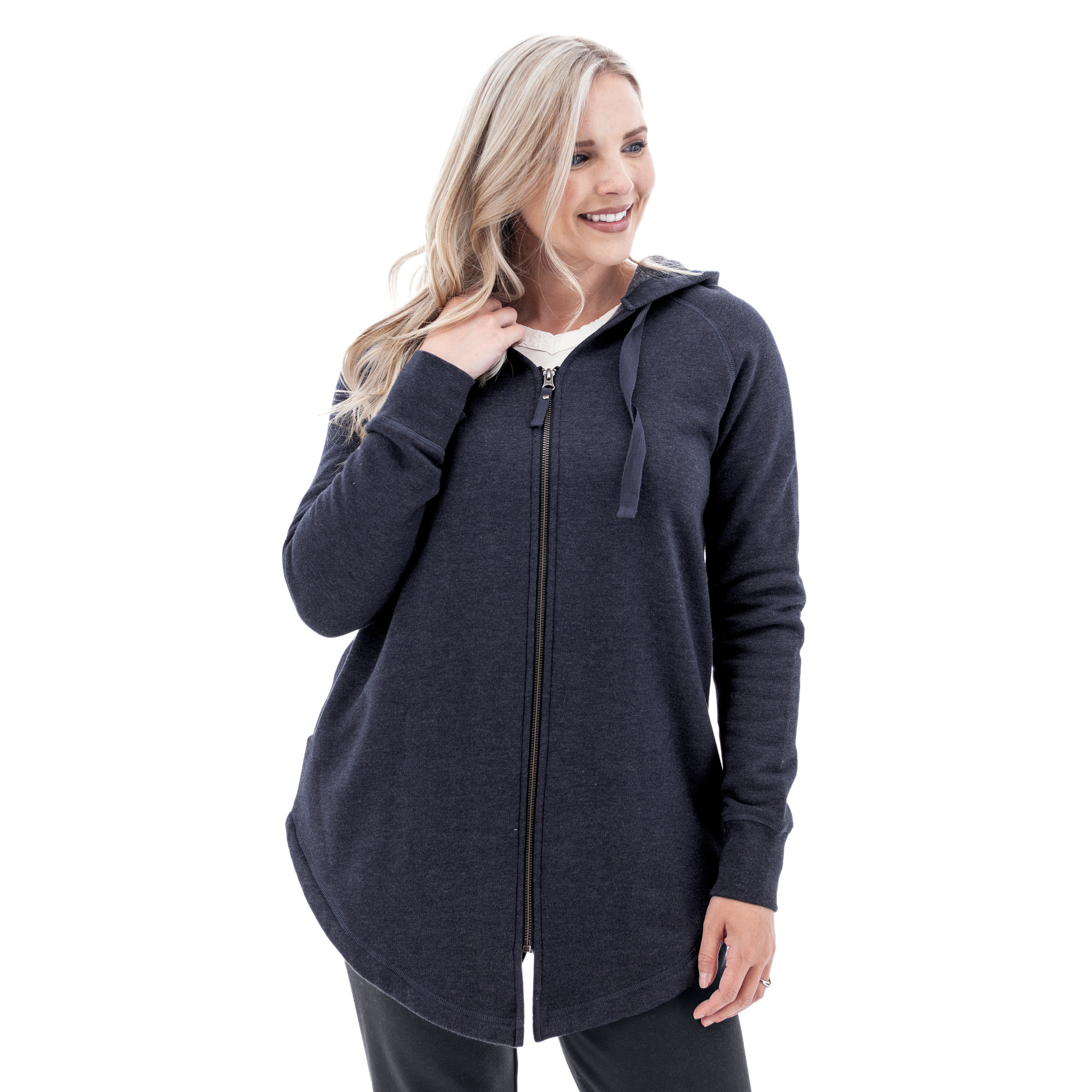 Women's River Oversized Fleece Zip Hoodie Aventura