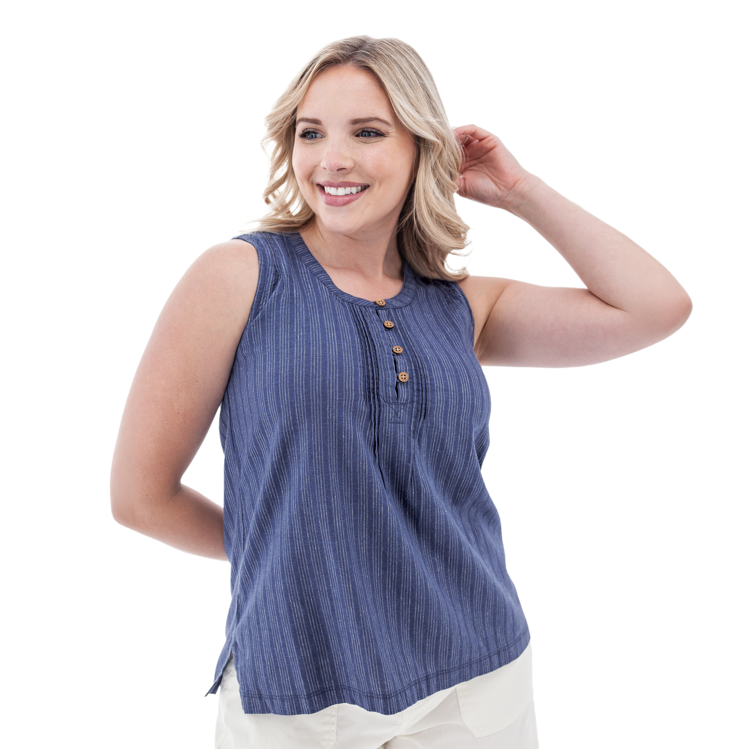 Women's Breeze Pintuck Swing Tank Top | Aventura