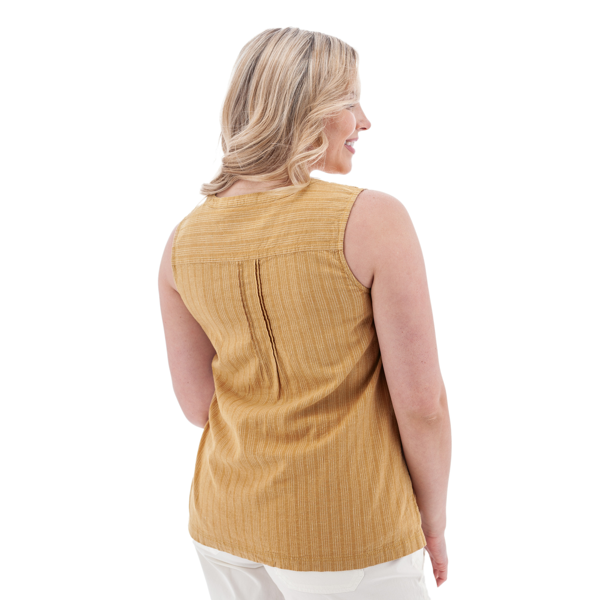 トップス UNFOLK Peach brushed classic vest Anders Down Vest in Stone - Women's Puffer Vest - Brochu Walker