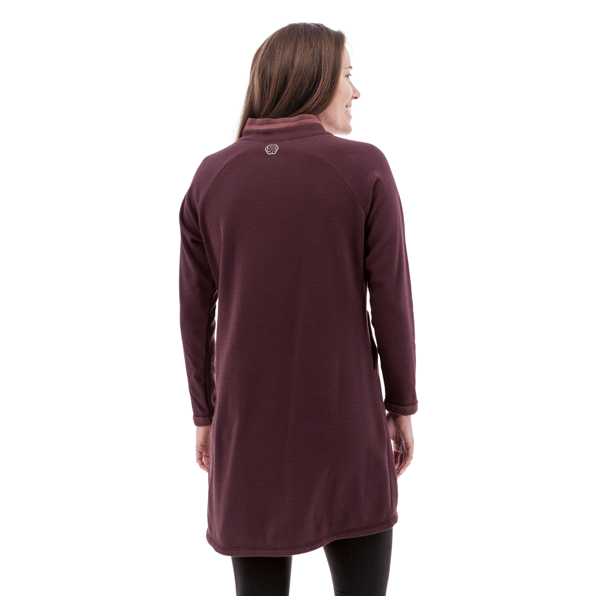 Women's Weekend Mock Neck Fleece Dress | Aventura