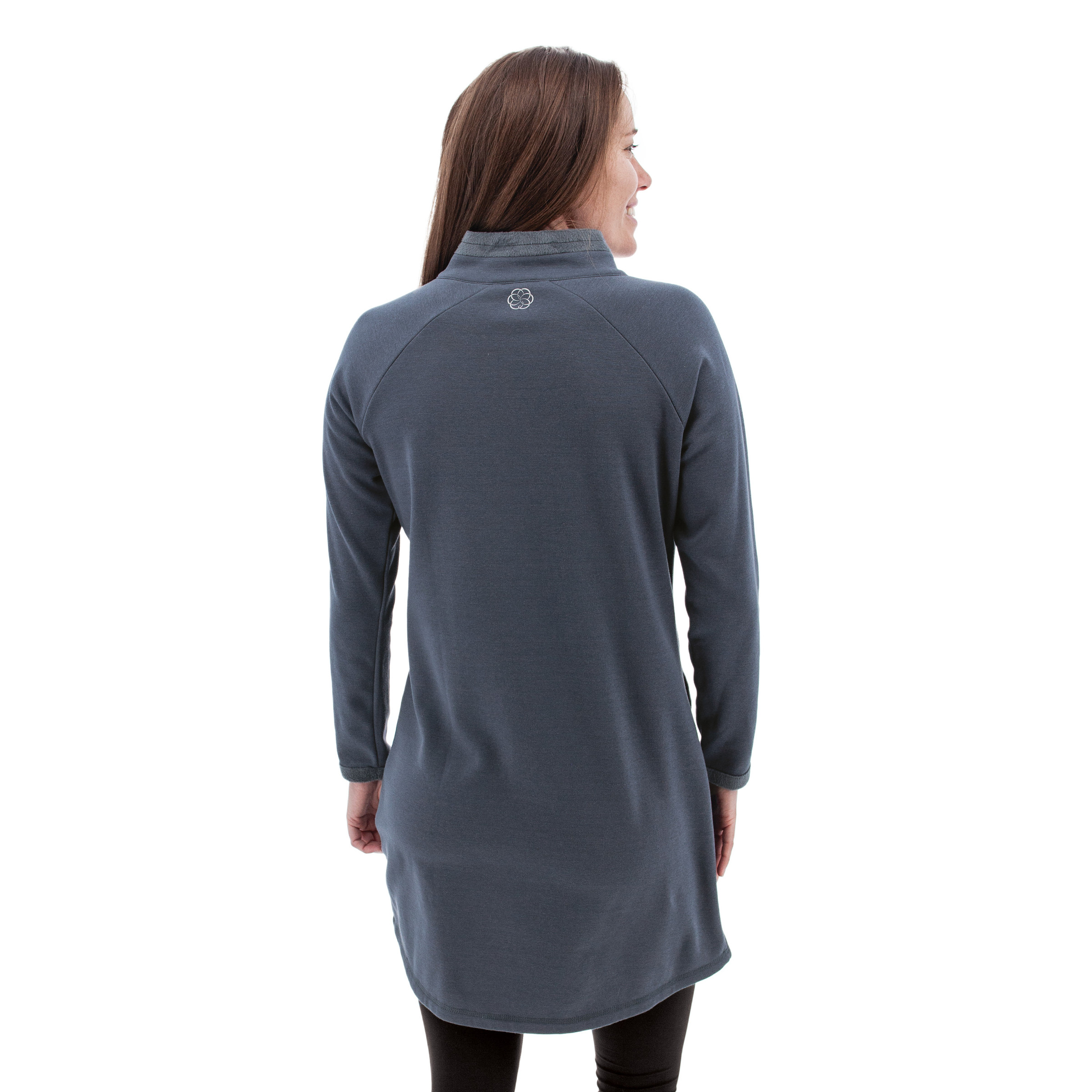 Women's Weekend Mock Neck Fleece Dress | Aventura