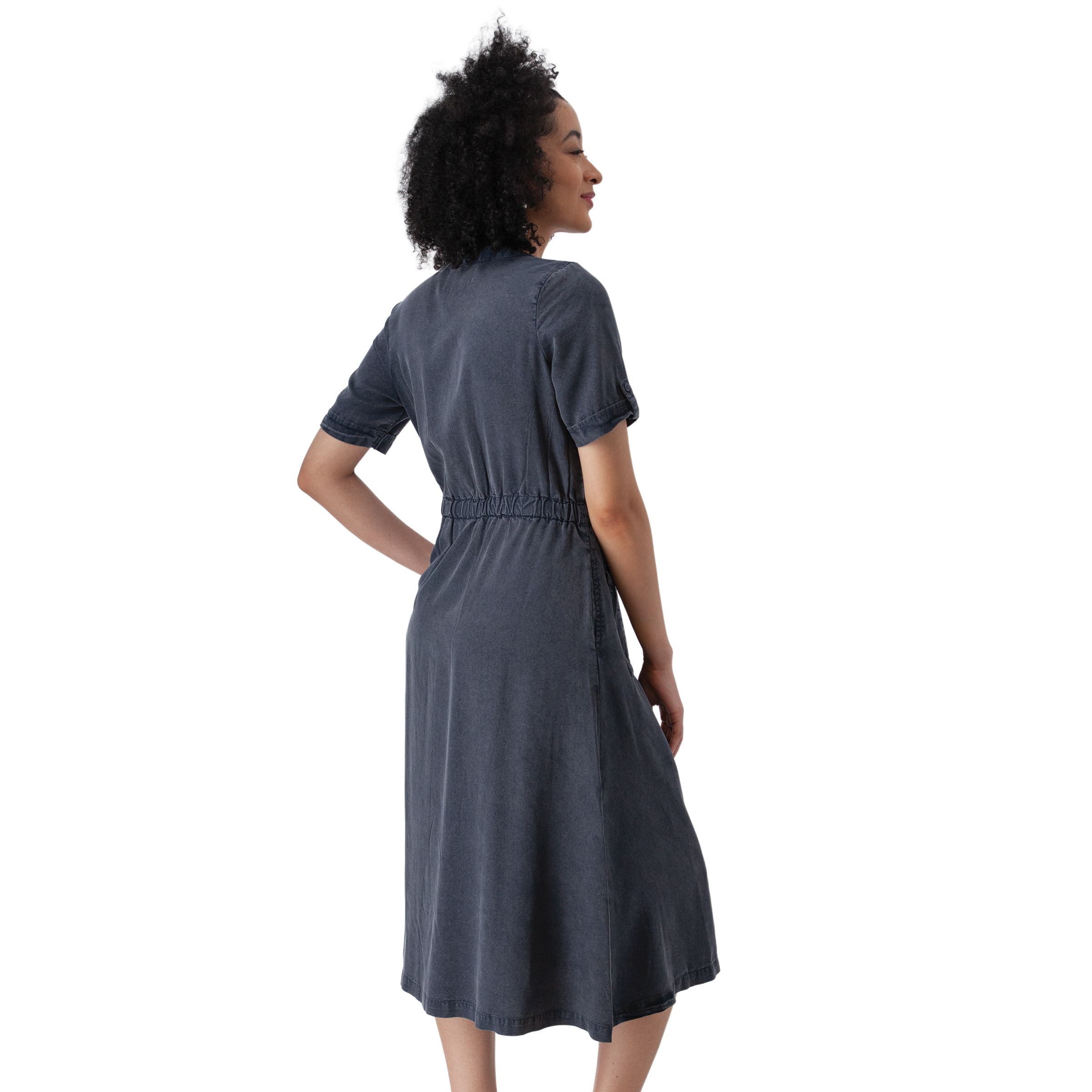 Women's Tulsi Utility Midi Shirtdress