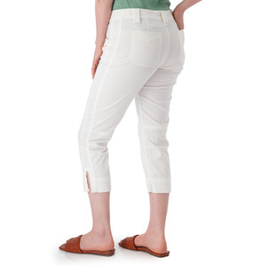 Arden Crop Pant White back