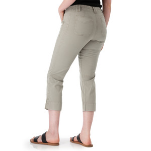Arden Crop Pant Quarry Gray back