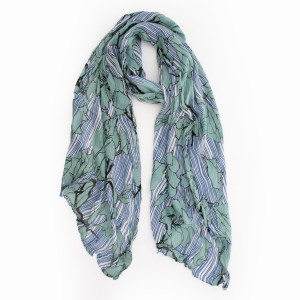 Modern Floral Passion Scarf