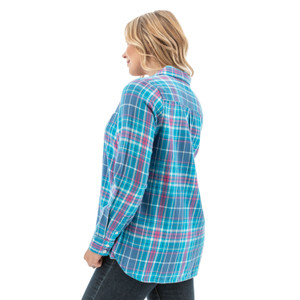 Adair Boyfriend Long Sleeve Shirt  studio back image