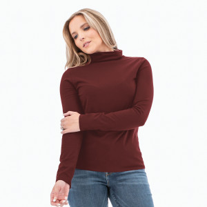 Teton Long Sleeve Turtleneck Top  studio alt2