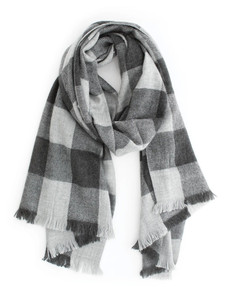 Buffalo Check Shawl laydown