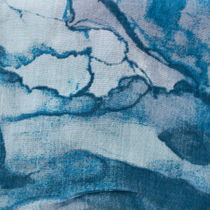 Angelina Scarf (Blue) pattern detail