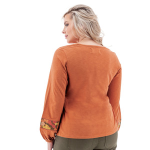 Elsinore Embroidered Long Sleeve Top studio back