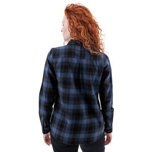 Salina Organic Plaid Shirt studio back Salina Organic Plaid Shirt studio back