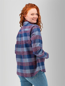 Salina Organic Plaid Shirt studio back