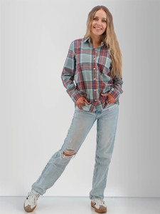 Salina Organic Plaid Shirt studio