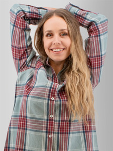 Salina Organic Plaid Shirt studio alt2