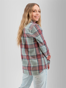 Salina Organic Plaid Shirt studio back