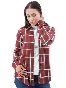 Alora Boyfriend Fleece Shirt studio
