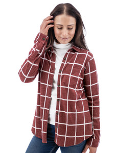 Alora Boyfriend Fleece Shirt studio alt1