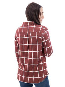 Alora Boyfriend Fleece Shirt studio back