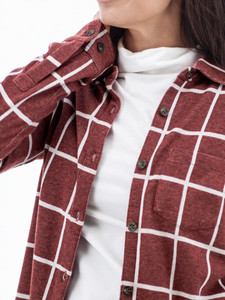 Alora Boyfriend Fleece Shirt studio alt2