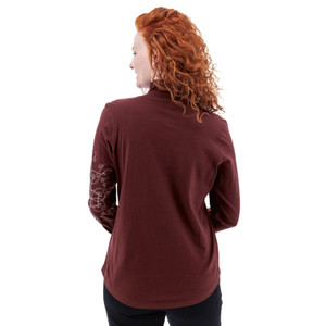 Inaya Organic 1/4 Zip Pullover studio back Inaya Organic 1/4 Zip Pullover studio back