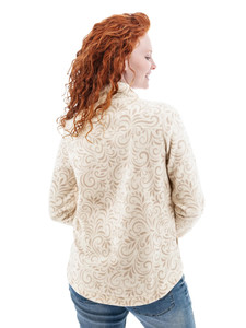 Raelyn Recycled Fleece Pullover studio back