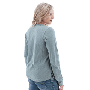 Layla Organic V-Neck Top studio back