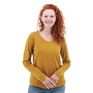 Layla Organic V-Neck Top studio alt 1