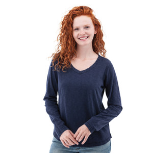 Layla Organic V-Neck Top studio
