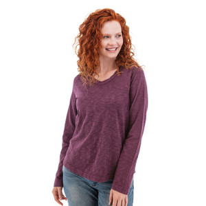 Layla Organic V-Neck Top studio alt1