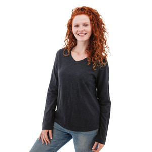 Layla Organic V-Neck Top studio