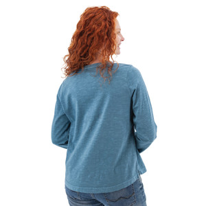 Layla Organic V-Neck Top studio back