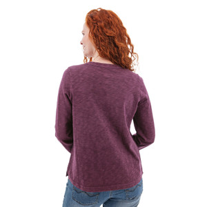 Layla Organic V-Neck Top studio back