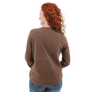 Layla Organic V-Neck Top studio back