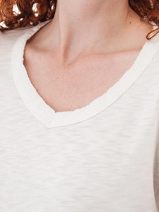 Layla Organic V-Neck Top studio alt 2