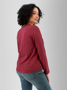 Layla Organic V-Neck Top studio back