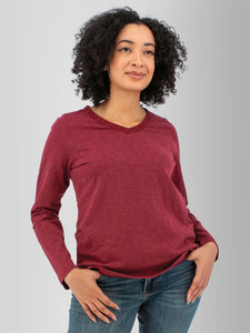 Layla Organic V-Neck Top studio