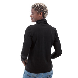 Mariela Organic Turtleneck studio back