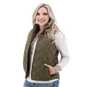 Nora Recycled Quilted Vest studio alt 1