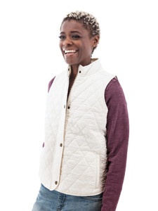 Nora Recycled Quilted Vest studio