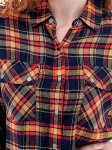 Emerson Plaid Shirt studio detail