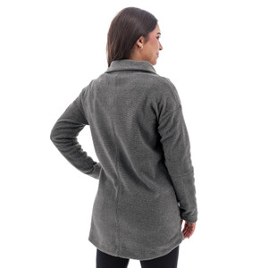 Westbrook Fleece Long Coat studio back image