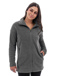 Westbrook Fleece Long Coat studio alt1