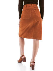Rhyder Cord Skirt  studio back image