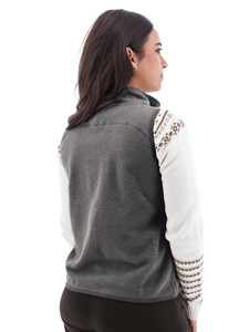 Newberry Fleece Vest studio back image