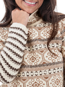 Melrose Fair Isle Sweater studio detail