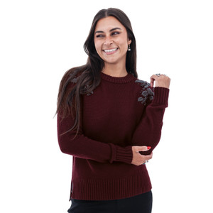 Lindley Embroidered Sweater studio alt1 image